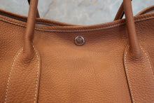 Load image into Gallery viewer, HERMES  GARDEN PARTY PM Negonda leather Gold □K Engraving Tote bag 700100088