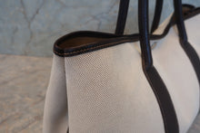 将图片加载到图库查看器,HERMES GARDEN PARTY PM Toile H/Leather Marron/Brown □H刻印 Tote bag 700120173