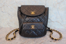画像をギャラリービューアに読み込む, CHANEL/シャネル マトラッセチェーンリュック ラムスキン ブラック/ゴールド金具 リュック 800050013