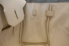Load image into Gallery viewer, HERMES BIRKIN 30 Clemence leather White X Engraving Hand bag 700070285