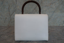 Load image into Gallery viewer, CHANEL Matelasse Trapezoid Hand bag Caviar skin/Plastic White/Gold hadware Hand bag500050069