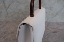 Load image into Gallery viewer, CHANEL Matelasse Trapezoid Hand bag Caviar skin/Plastic White/Gold hadware Hand bag500050069