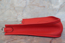 Load image into Gallery viewer, HERMES  EVELYNE TPM Clemence leather Rouge de Coeur D Engraving Shoulder bag 700100105
