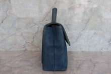 Load image into Gallery viewer, CHANEL CC mark trapezoid hand bag Denim Blue /Gold hadware Hand bag 700060234