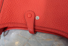 Load image into Gallery viewer, HERMES  EVELYNE TPM Clemence leather Rouge de Coeur D Engraving Shoulder bag 700100105