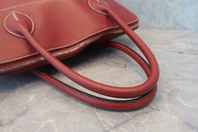 将图片加载到图库查看器,HERMES BOLIDE RELAX 40 Sikkim leather Rouge H □Q刻印 Hand bag 800020264