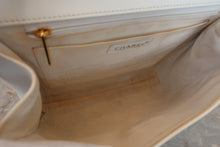 Load image into Gallery viewer, CHANEL Matelasse Trapezoid Hand bag Caviar skin/Plastic White/Gold hadware Hand bag500050069