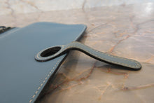 Load image into Gallery viewer, HERMES  Dogon GM Clemence leather Blue jean □J Engraving Wallet 700050245
