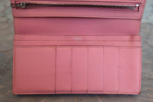 将图片加载到图库查看器,HERMES Bearn Soufflet Epsom leather Rose confetti T刻印 Wallet 700120187