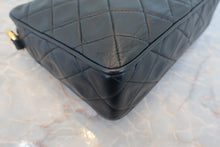 Load image into Gallery viewer, CHANEL Matelasse fringe chain shoulder bag Lambskin Black/Gold hadware Shoulder bag 800040140