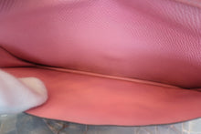 将图片加载到图库查看器,HERMES Bearn Soufflet Epsom leather Rose confetti T刻印 Wallet 700120187