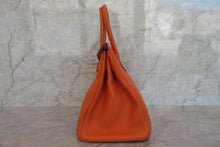 Load image into Gallery viewer, HERMES BIRKIN 30 Togo leather Orange □K Engraving Hand bag 700060305