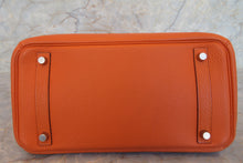 Load image into Gallery viewer, HERMES BIRKIN 30 Togo leather Orange □K Engraving Hand bag 700060305