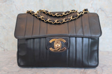 画像をギャラリービューアに読み込む, CHANEL/シャネル マドモアゼルチェーンショルダーバッグ ラムスキン ブラック/ゴールド金具 ショルダーバッグ 800060119