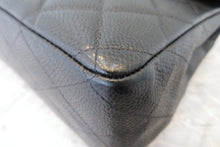 Load image into Gallery viewer, CHANEL Medium Matelasse single flap chain shoulder bag Caviar skin Black/Gold hadware Shoulder bag 700090070