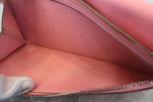 将图片加载到图库查看器,HERMES Bearn Soufflet Epsom leather Rose confetti T刻印 Wallet 700120187