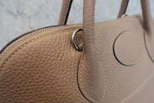 将图片加载到图库查看器,HERMES BOLIDE 35 Clemence leather Gris tourterelle T刻印 Shoulder bag 800020214