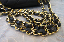 Load image into Gallery viewer, CHANEL Medium Matelasse single flap chain shoulder bag Caviar skin Black/Gold hadware Shoulder bag 700090070