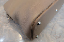 将图片加载到图库查看器,HERMES BOLIDE 35 Clemence leather Gris tourterelle T刻印 Shoulder bag 800020214