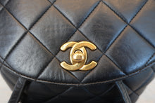 画像をギャラリービューアに読み込む, CHANEL/シャネル マトラッセチェーンリュック ラムスキン ブラック/ゴールド金具 リュック 800090046