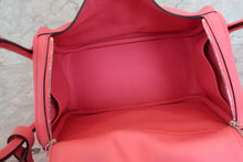 Load image into Gallery viewer, HERMES LINDY 26 Evercolor leather Rose azalee A Engraving Shoulder bag 700070292
