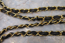 Load image into Gallery viewer, CHANEL Medium Matelasse single flap chain shoulder bag Lambskin Black/Gold hadware Shoulder bag 700090125