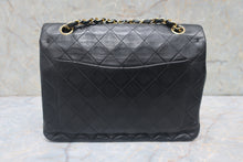 画像をギャラリービューアに読み込む, CHANEL/シャネル マトラッセWフラップWチェーンショルダーバッグ ブラック/ゴールド金具 ラムスキン ショルダーバッグ 800030131