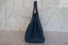 将图片加载到图库查看器,HERMES BIRKIN 30 Swift leather Blue de presse □L刻印 Hand bag 700120225