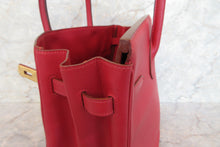 Load image into Gallery viewer, HERMES HAUT A COURROIRE 32 Graine Couchevel leather  Rouge vif □B Engraving Hand bag 700070103
