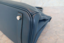 将图片加载到图库查看器,HERMES BIRKIN 30 Swift leather Blue de presse □L刻印 Hand bag 700120225