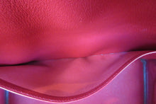 Load image into Gallery viewer, HERMES HAUT A COURROIRE 32 Graine Couchevel leather  Rouge vif □B Engraving Hand bag 700070103