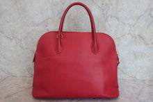 画像をギャラリービューアに読み込む, HERMES/エルメス ボリード35 クシュベル ルージュヴィフ 〇W刻印 ショルダーバッグ 800010222