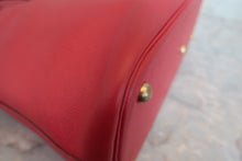 将图片加载到图库查看器,HERMES BOLIDE 35 Graine Couchevel leather Rouge vif 〇W刻印 Shoulder bag 800010222
