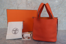 画像をギャラリービューアに読み込む, HERMES/エルメス ピコタンロックMM トリヨンクレマンス フー □R刻印 ハンドバッグ 700120238