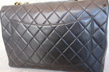 Load image into Gallery viewer, CHANEL Medium Matelasse single flap chain shoulder bag Lambskin Black/Gold hadware Shoulder bag 700100071
