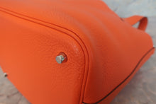 将图片加载到图库查看器,HERMES PICOTIN LOCK MM Clemence leather Feu □R刻印 Hand bag 700120238