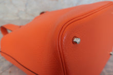 将图片加载到图库查看器,HERMES PICOTIN LOCK MM Clemence leather Feu □R刻印 Hand bag 700120238