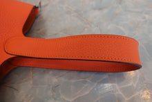 将图片加载到图库查看器,HERMES PICOTIN LOCK MM Clemence leather Feu □R刻印 Hand bag 700120238