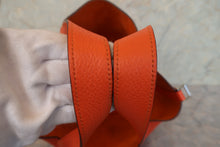 将图片加载到图库查看器,HERMES PICOTIN LOCK MM Clemence leather Feu □R刻印 Hand bag 700120238