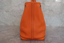画像をギャラリービューアに読み込む, HERMES/エルメス ガーデンパーティPM ネゴンダ オレンジ □O刻印 トートバッグ 800050028