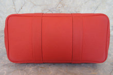Load image into Gallery viewer, HERMES  GARDEN PARTY PM Country leather Rouge pivoine R Engraving Tote bag 700030105