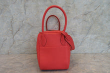 Load image into Gallery viewer, HERMES LINDY 26 Clemence leather Rouge pivoine T Engraving  Shoulder bag 700050250