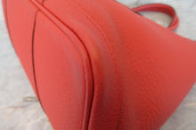 Load image into Gallery viewer, HERMES  GARDEN PARTY PM Country leather Rouge pivoine R Engraving Tote bag 700030105