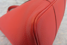 Load image into Gallery viewer, HERMES  GARDEN PARTY PM Country leather Rouge pivoine R Engraving Tote bag 700030105