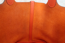 将图片加载到图库查看器,HERMES PICOTIN LOCK MM Clemence leather Feu □R刻印 Hand bag 700120238