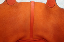 将图片加载到图库查看器,HERMES PICOTIN LOCK MM Clemence leather Feu □R刻印 Hand bag 700120238