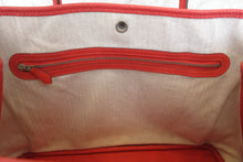 Load image into Gallery viewer, HERMES  GARDEN PARTY PM Country leather Rouge pivoine R Engraving Tote bag 700030105