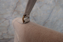 画像をギャラリービューアに読み込む, HERMES/エルメス ケリー32 トワルアッシュ/レザー ベージュ/ホワイト 〇U刻印 ハンドバッグ 700080200