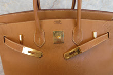 画像をギャラリービューアに読み込む, HERMES/エルメス バーキン35 アルデンヌ ナチュラル 〇Y刻印 ハンドバッグ 700060259