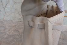 画像をギャラリービューアに読み込む, HERMES/エルメス ケリー32 トワルアッシュ/レザー ベージュ/ホワイト 〇U刻印 ハンドバッグ 700080200